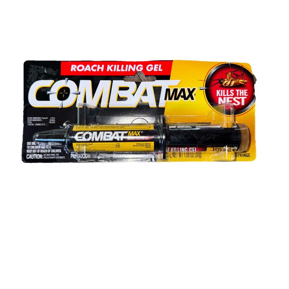Combat 30g Source Kill Max Roach Killing Gel Bait Syringe